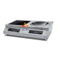 Electromagnetic tabletop combined stir-frying stove