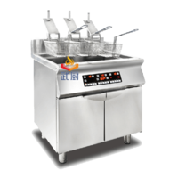 Electromagnetic automatic lifting fryer